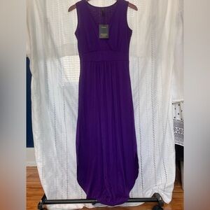 Elegant Purple Maxi Dress
